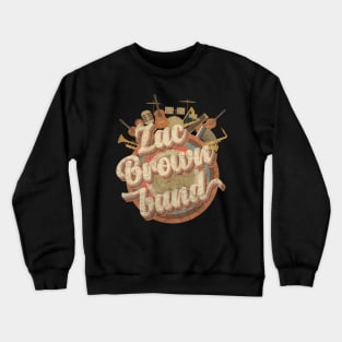 Typo Retro Style Fan Art Design Zac Brown Band Crewneck Sweatshirt